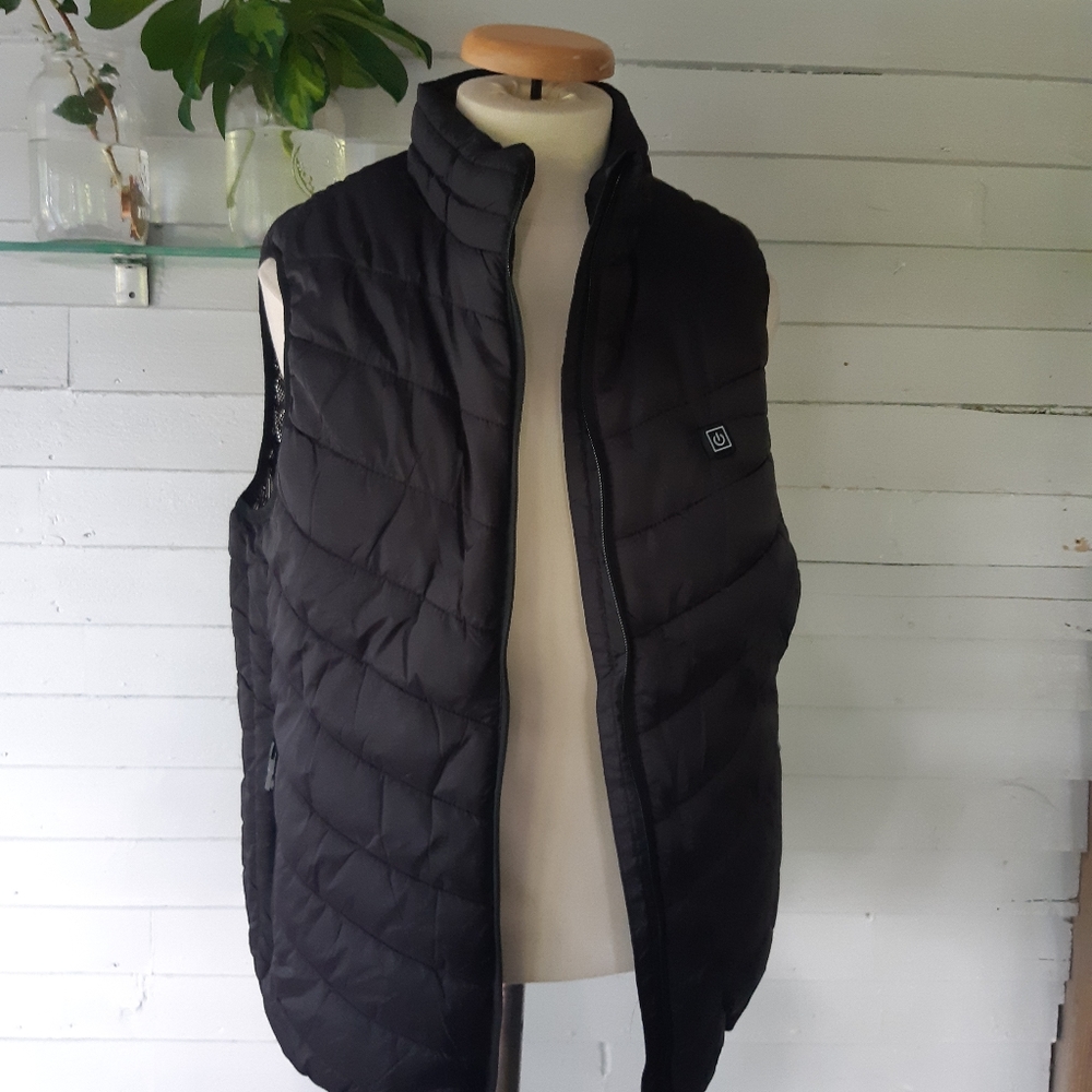 Heated Vest, Fashionable Lightweight USB Heated Size XXL